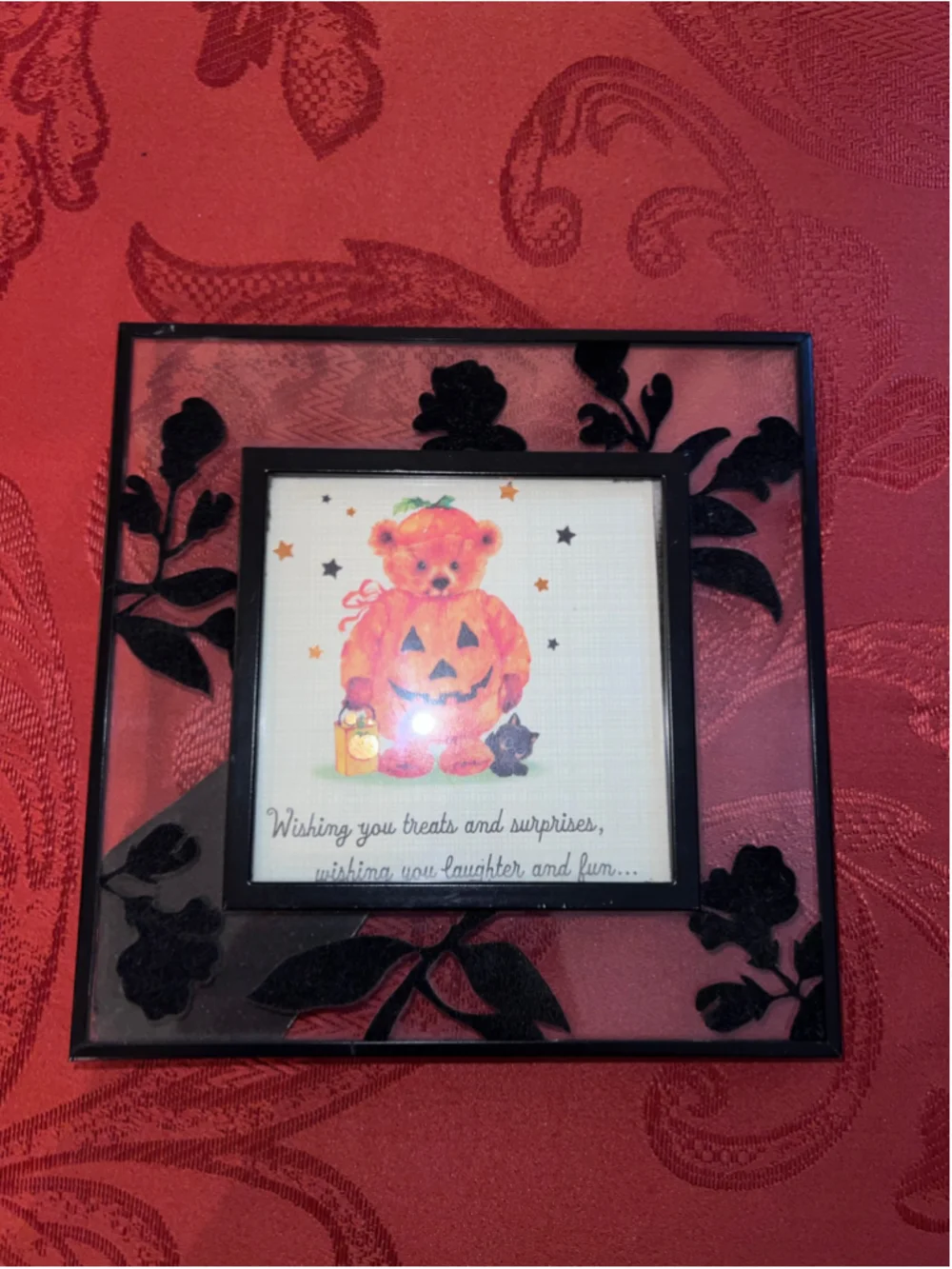 VTG Black Picture Frame One Size Black